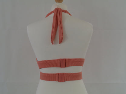 Gym King wrap bikini Top coral