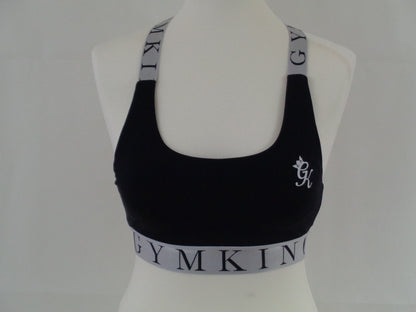 Gym King Impact Bra Black/Silver