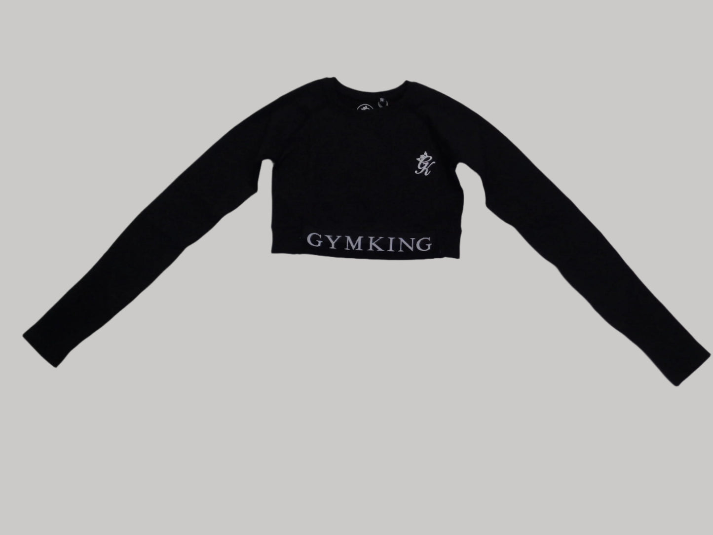 Gym King sport Results crop tee Black/Marl